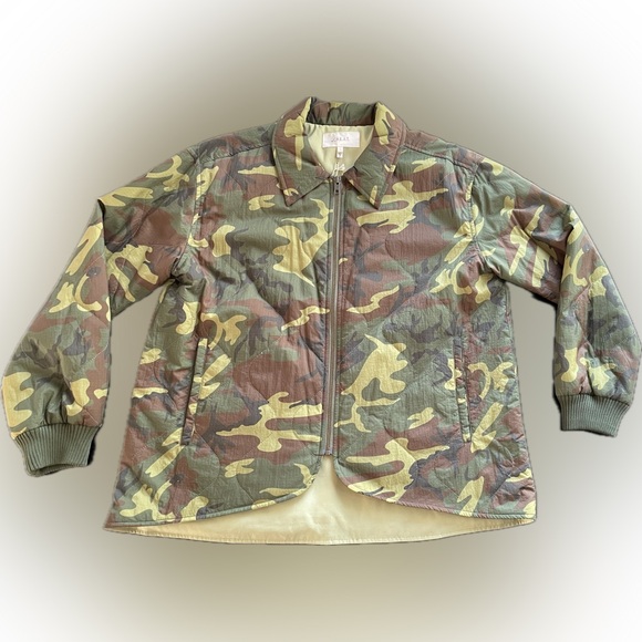 The GREAT. Platoon Jacket Camo Green NWT (says small but fits like 10-12) - Picture 2 of 16